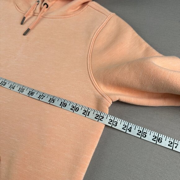 Carhartt Clarksburg Hoodie Women’s Large Pullover Sweatshirt Apricot Work Fleece - Picture 4 of 9